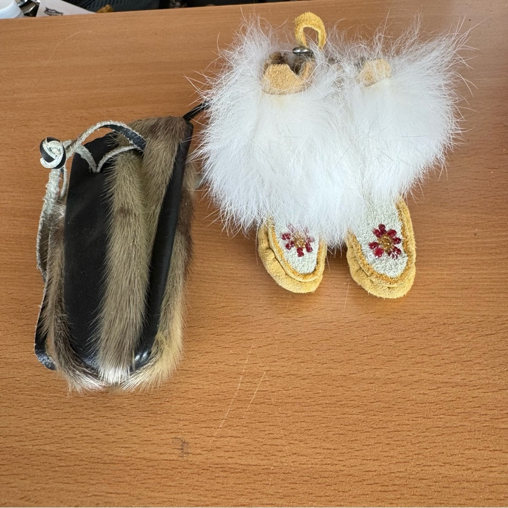 Mini Mukluks and Bag